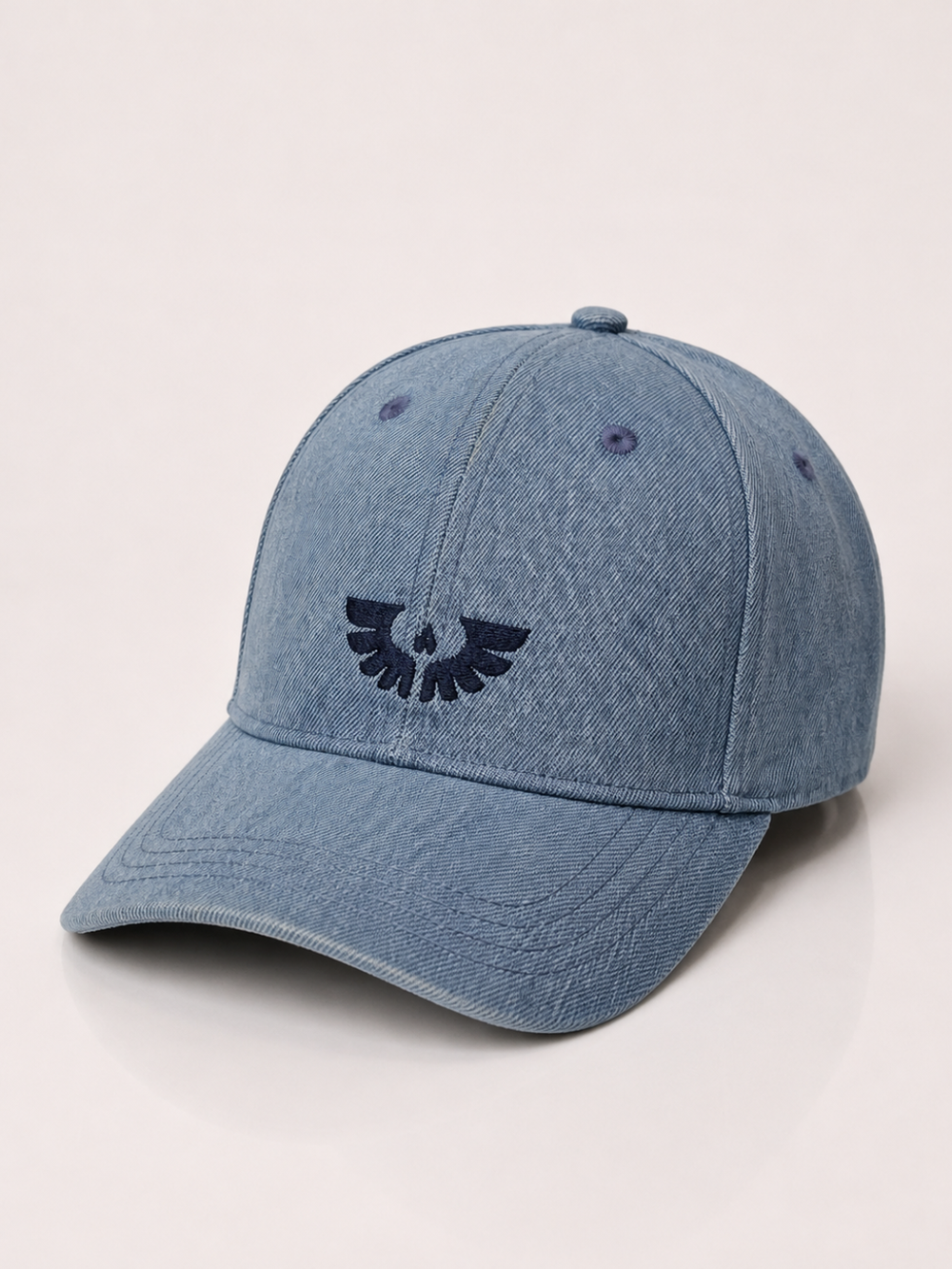 Indigo Denim Washed Cap
