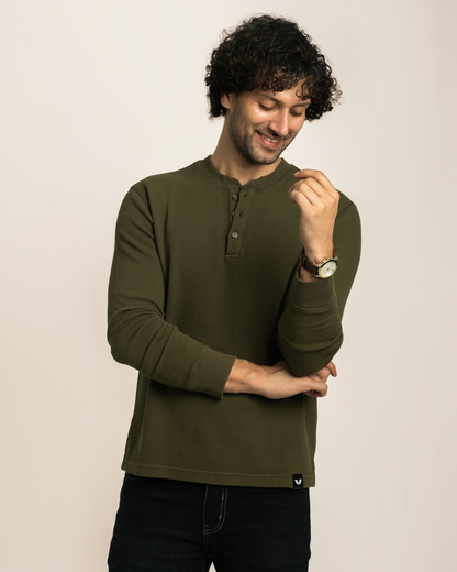 Wild Evergreen Henley